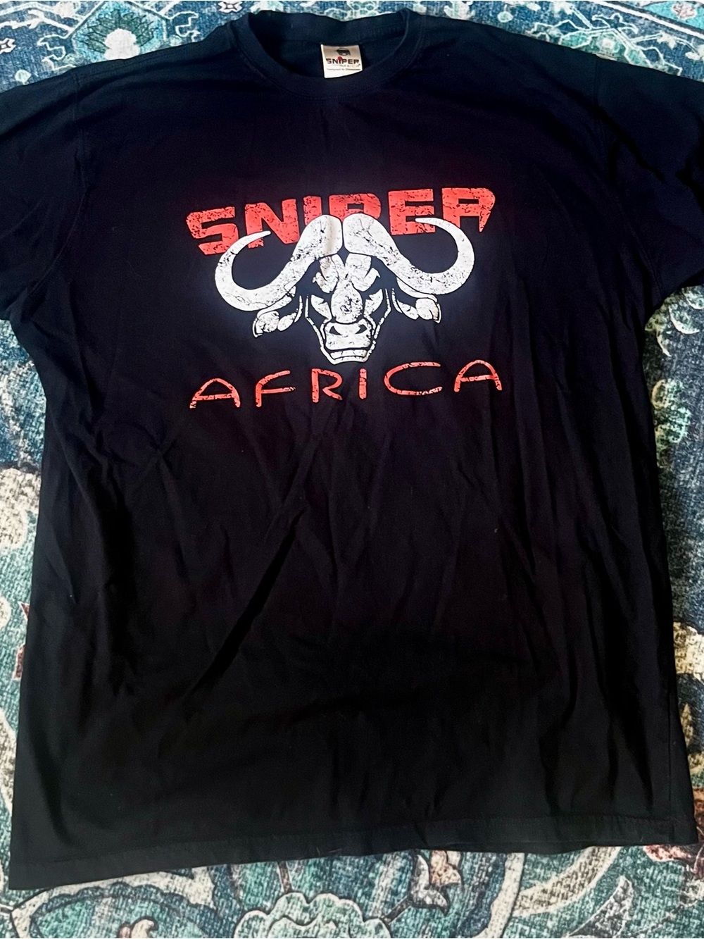 Sniper Africa Black Graphic Tee